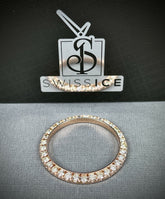 10k Rose Gold 3.75 Carat PRONG Diamond Bezel FOR Rolex 36mm Datejust Day-Date